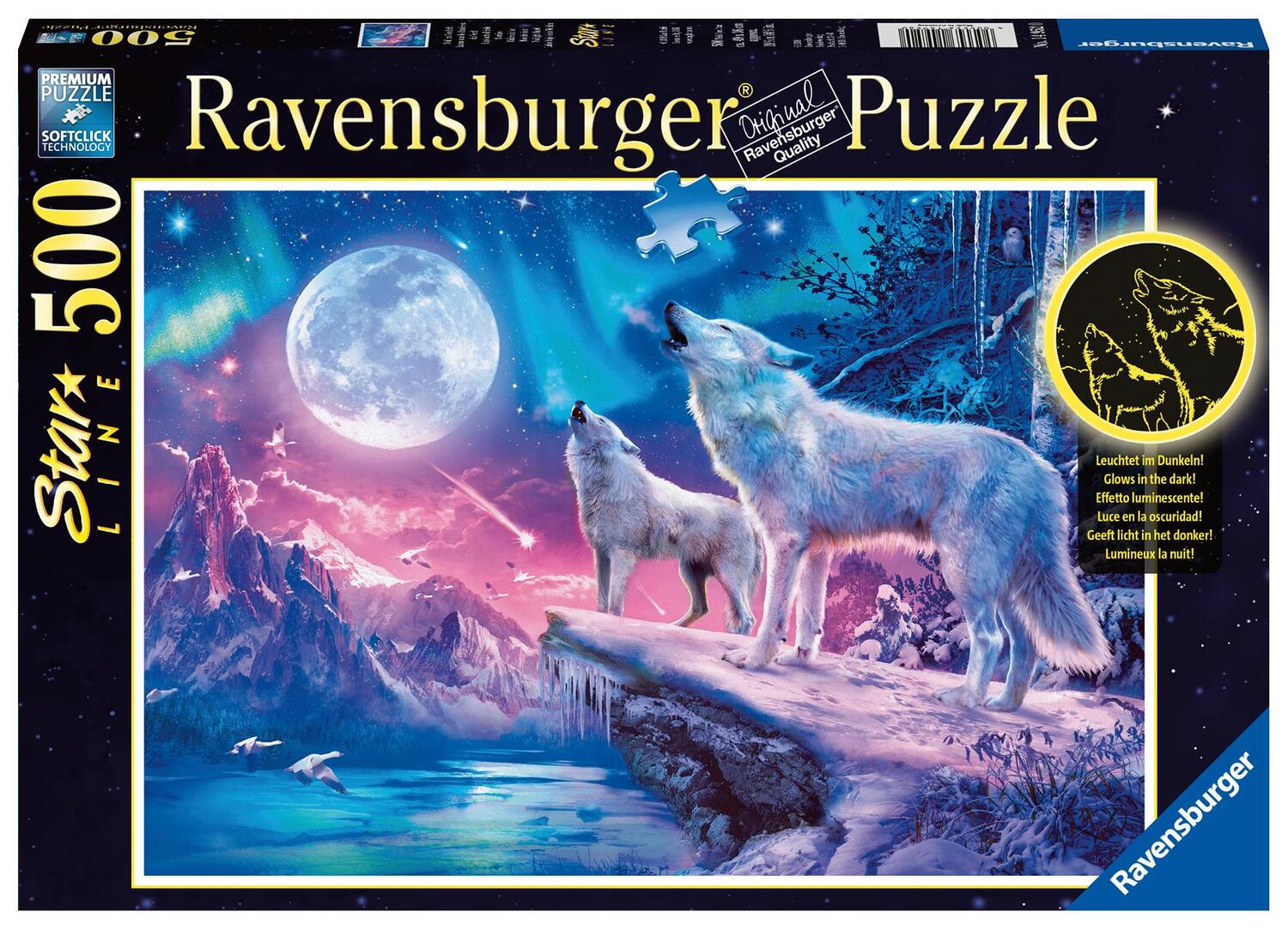 Cover: 4005556149520 | Wolf im Nordlicht - Puzzle mit 500 Teilen | Spiel | Deutsch | 2019