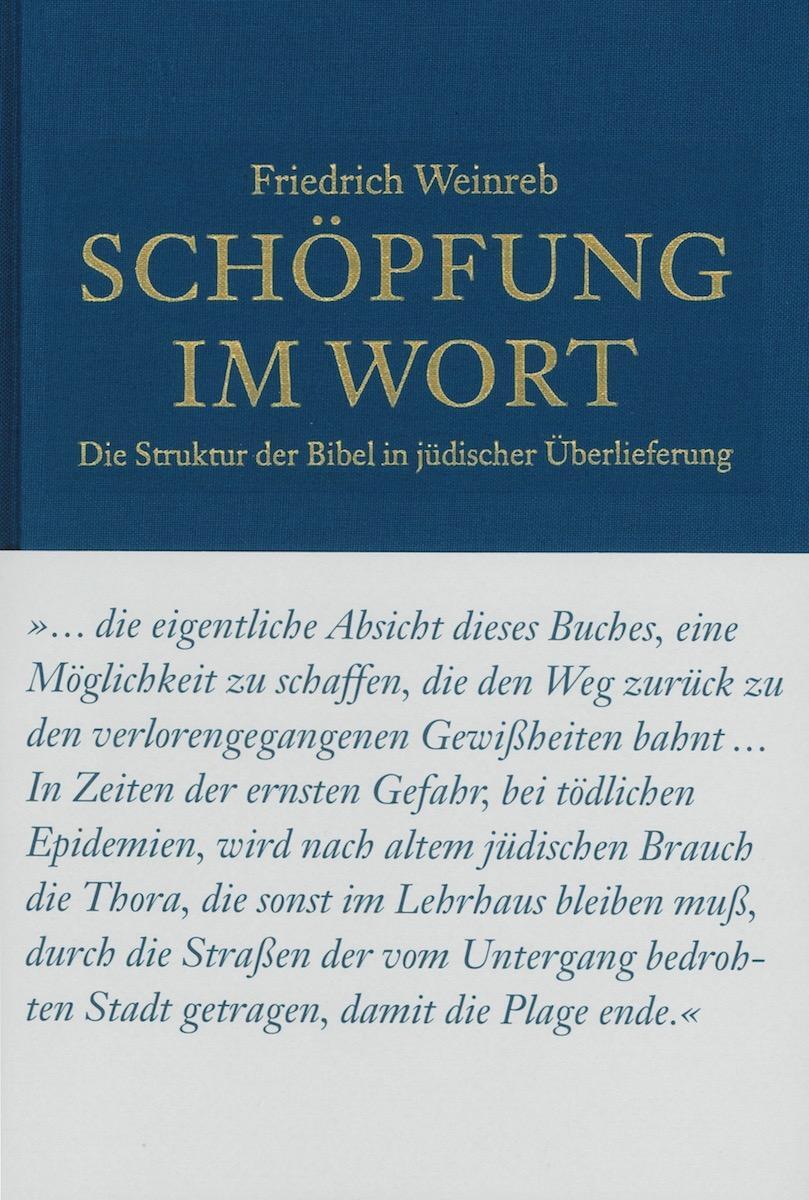 Cover: 9783905783353 | Schöpfung im Wort | Die Struktur der Bibel in jüdischer Überlieferung