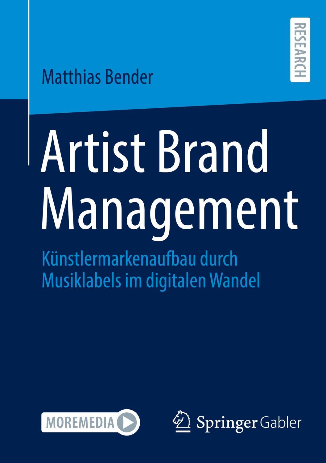 Cover: 9783658392079 | Artist Brand Management | Matthias Bender | Taschenbuch | Paperback