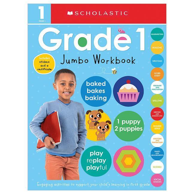 Cover: 9781338715590 | First Grade Jumbo Workbook: Scholastic Early Learners (Jumbo Workbook)