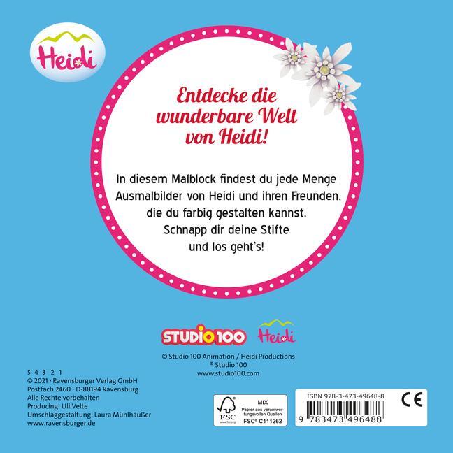 Bild: 9783473496488 | Heidi: Mein Malblock | Taschenbuch | Heidi | 80 S. | Deutsch | 2021