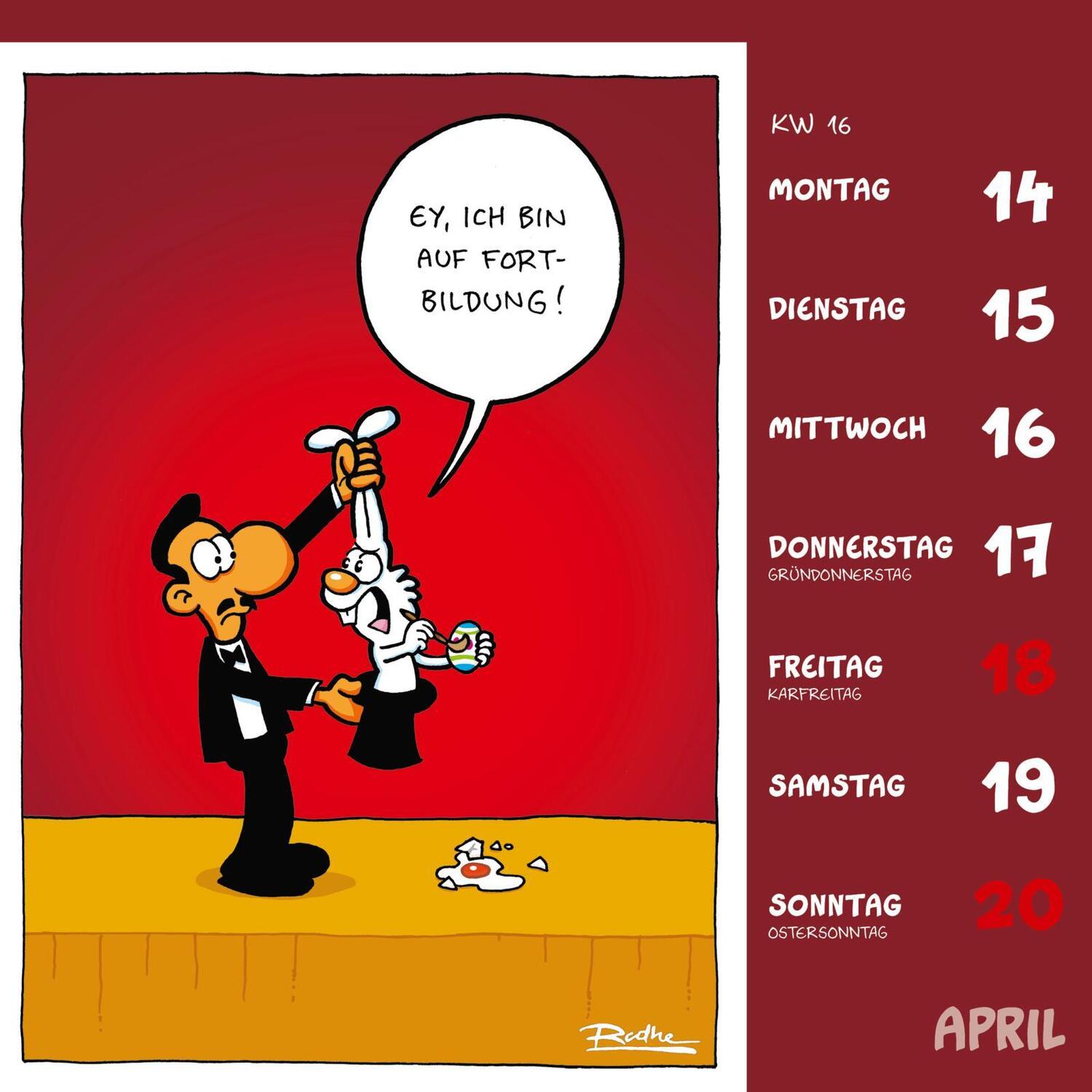 Bild: 9783830321552 | Shit happens! Postkartenkalender 2025 | Ralph Ruthe | Kalender | 2025