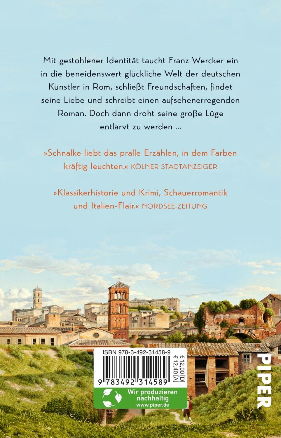 Rückseite: 9783492314589 | Römisches Fieber | Roman | Christian Schnalke | Taschenbuch | Deutsch