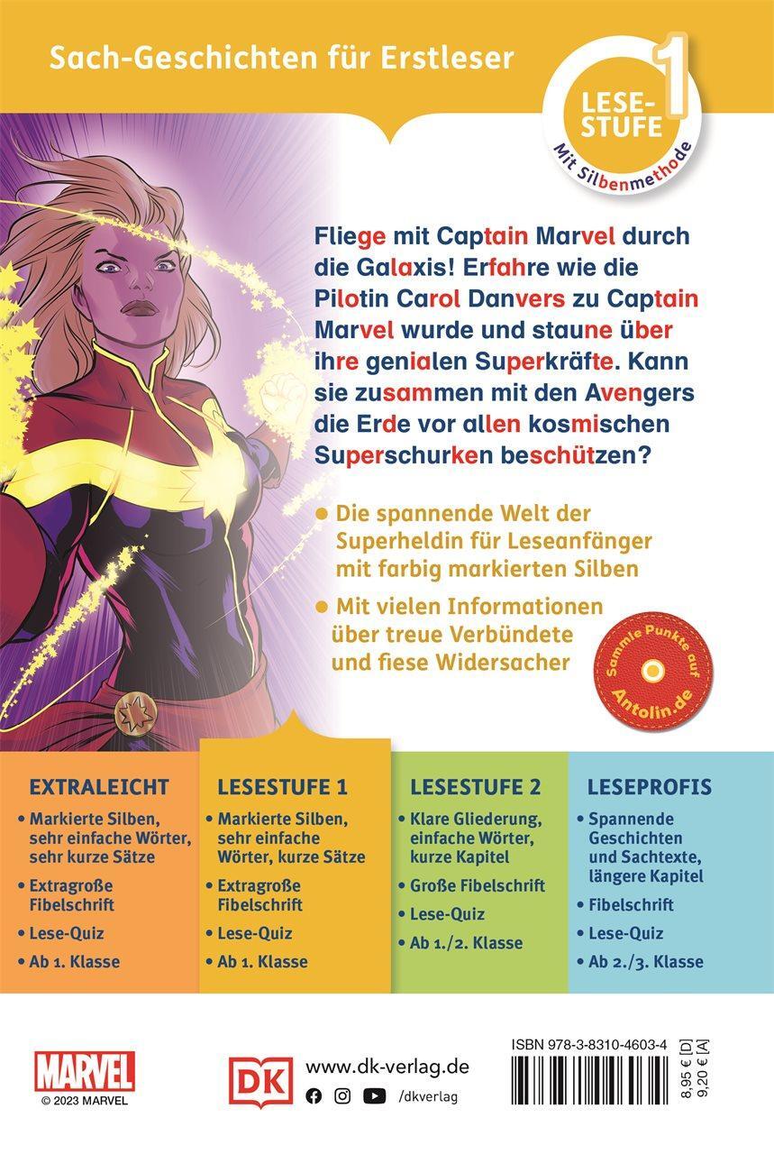 Rückseite: 9783831046034 | SUPERLESER! MARVEL Captain Marvel - Superstarke Heldin | Buch | 48 S.