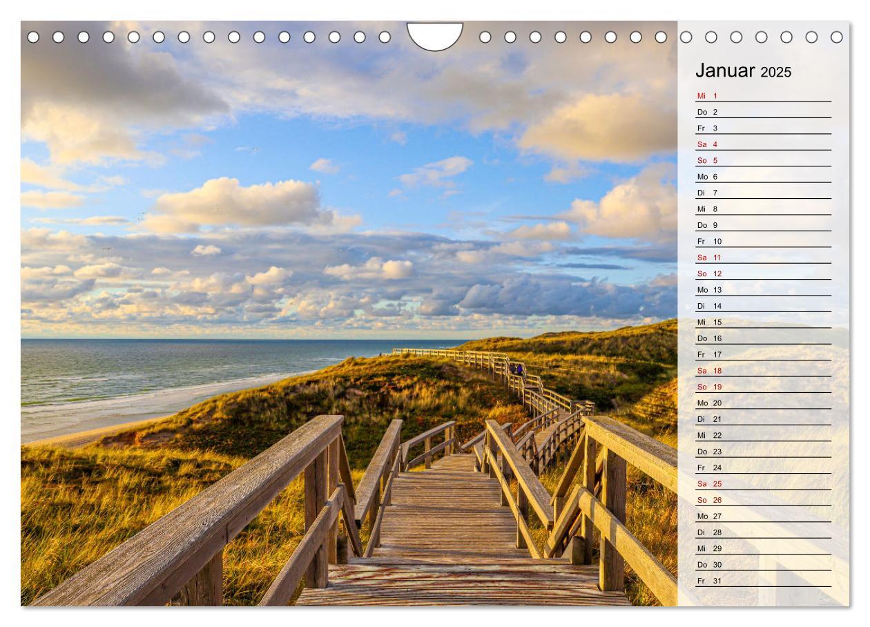 Bild: 9783383848353 | Sylt - Magie der Abendstunden (Wandkalender 2025 DIN A4 quer),...