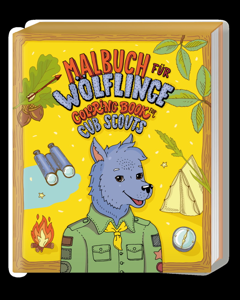 Cover: 9783887785963 | Malbuch für Wölflinge | Coloring book for cub scouts. Malbuch | Buch