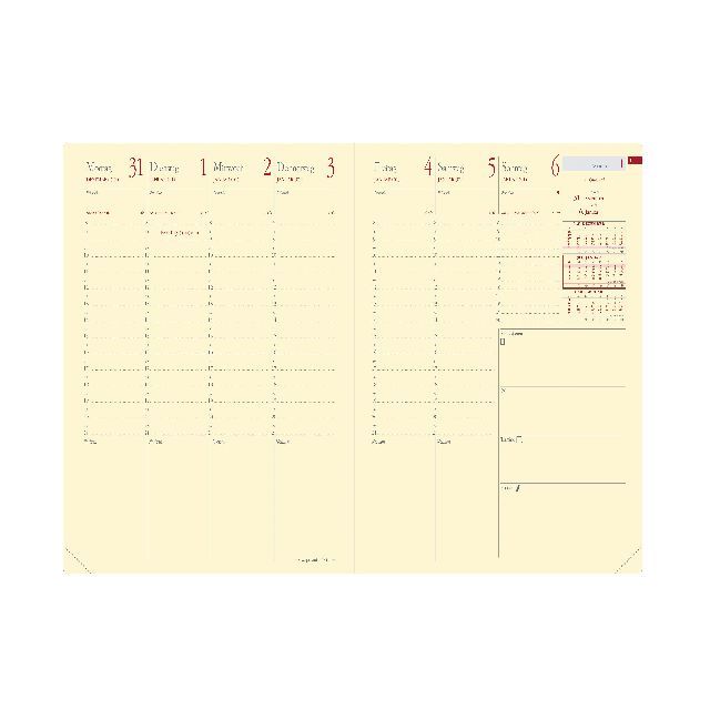 Bild: 3371010137633 | Minister Prestige, Kalender-Einlage | Kalender | Mit Eckperforation