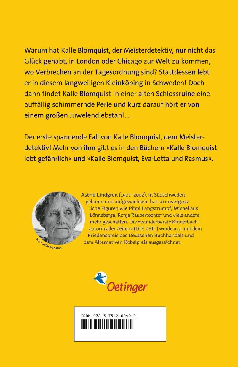 Rückseite: 9783751202909 | Kalle Blomquist 1. Meisterdetektiv | Astrid Lindgren | Taschenbuch