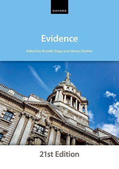 Cover: 9780192857934 | Evidence | The City Law School | Taschenbuch | Kartoniert / Broschiert