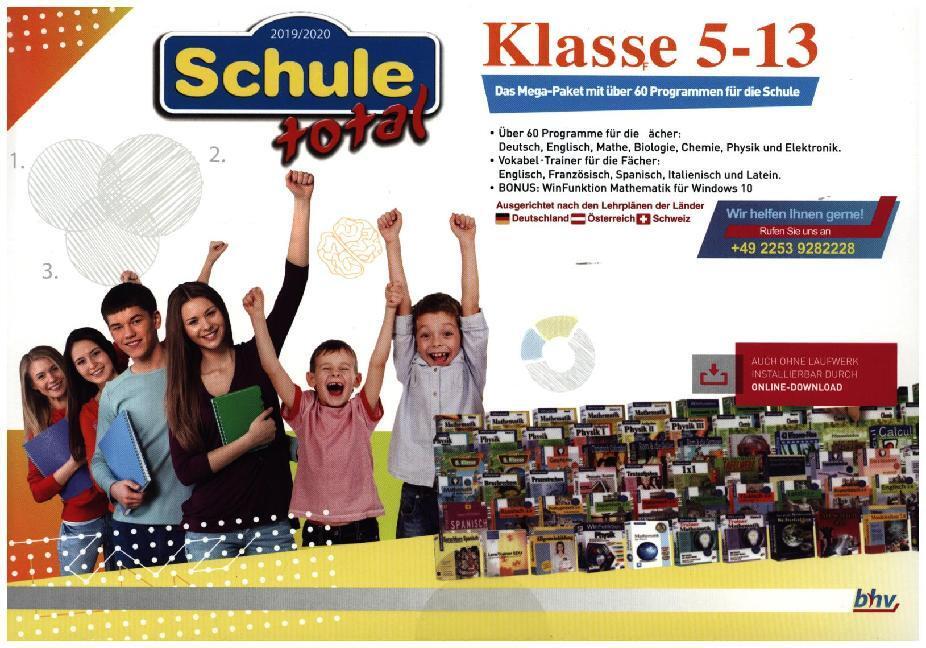 Cover: 9783828751729 | Schule total Klasse 5-13 2019/2020, 1 DVD-ROM | DVD-ROM | Deutsch