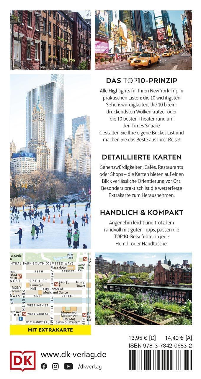 Rückseite: 9783734206832 | TOP10 Reiseführer New York | Eleanor Berman | Taschenbuch | 192 S.