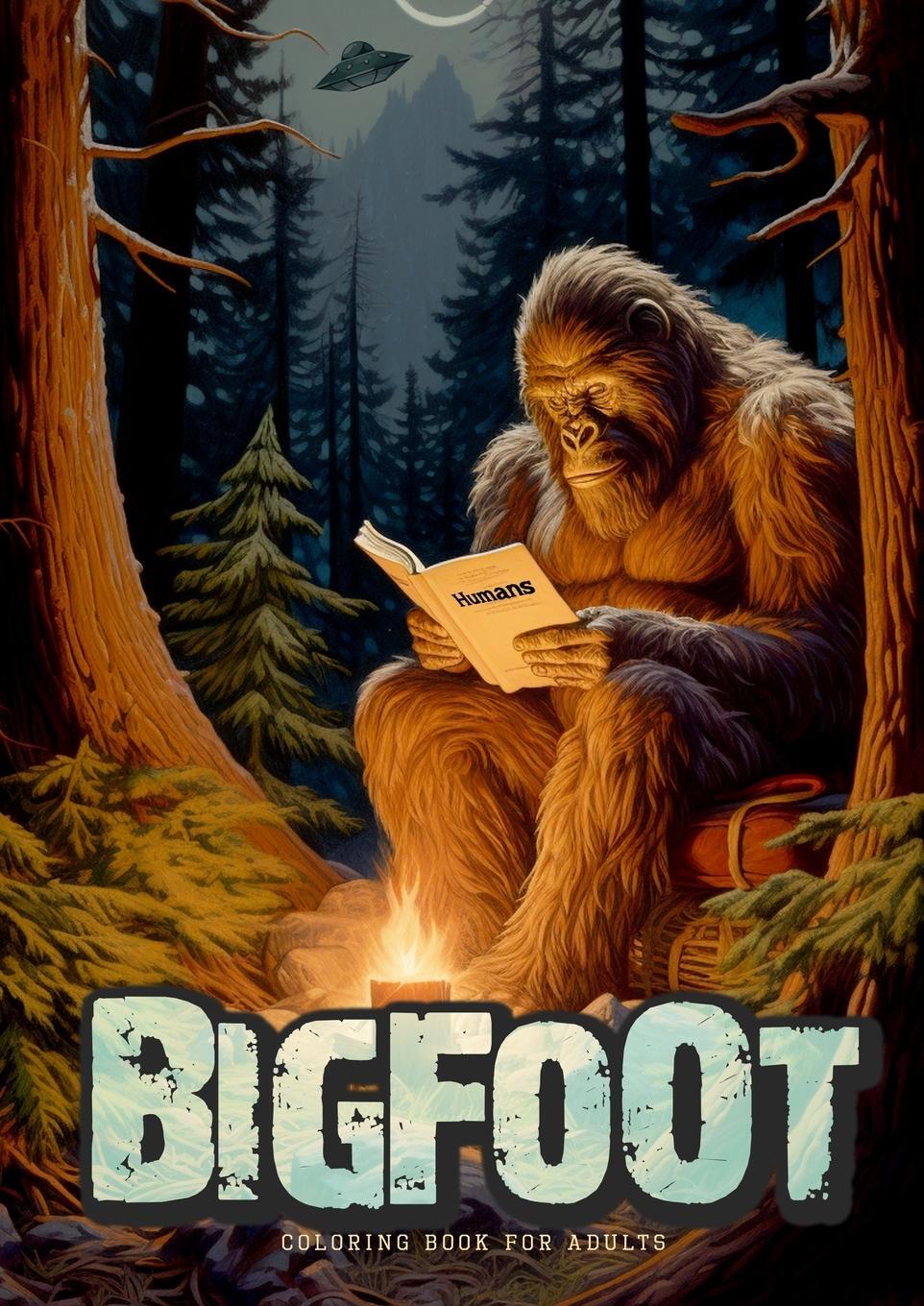 Cover: 9783758448867 | Bigfoot oloring Book for Adults | Monsoon Publishing | Taschenbuch