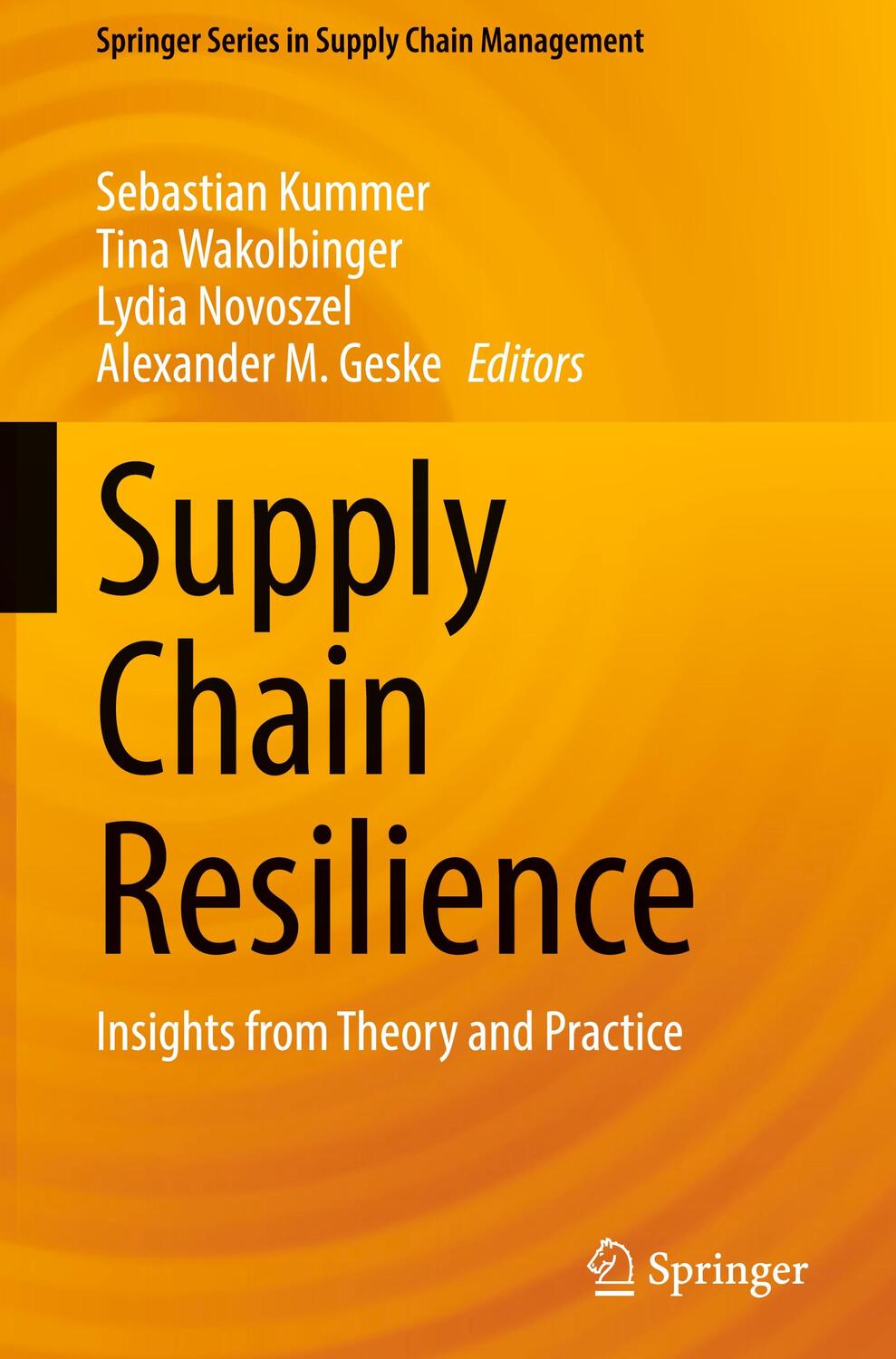 Cover: 9783030954000 | Supply Chain Resilience | Insights from Theory and Practice | Buch