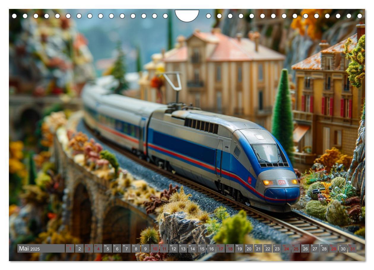 Bild: 9783435371952 | Modelleisenbahnen sind cool (Wandkalender 2025 DIN A4 quer),...