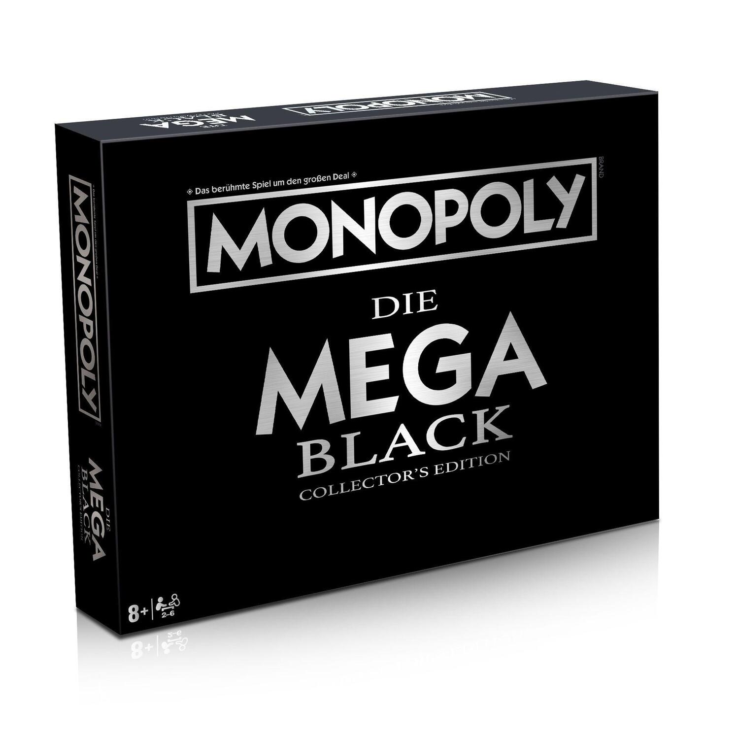 Cover: 4035576046226 | Mega Monopoly Black Edition | Spiel | Deutsch | 2022 | Winning Moves