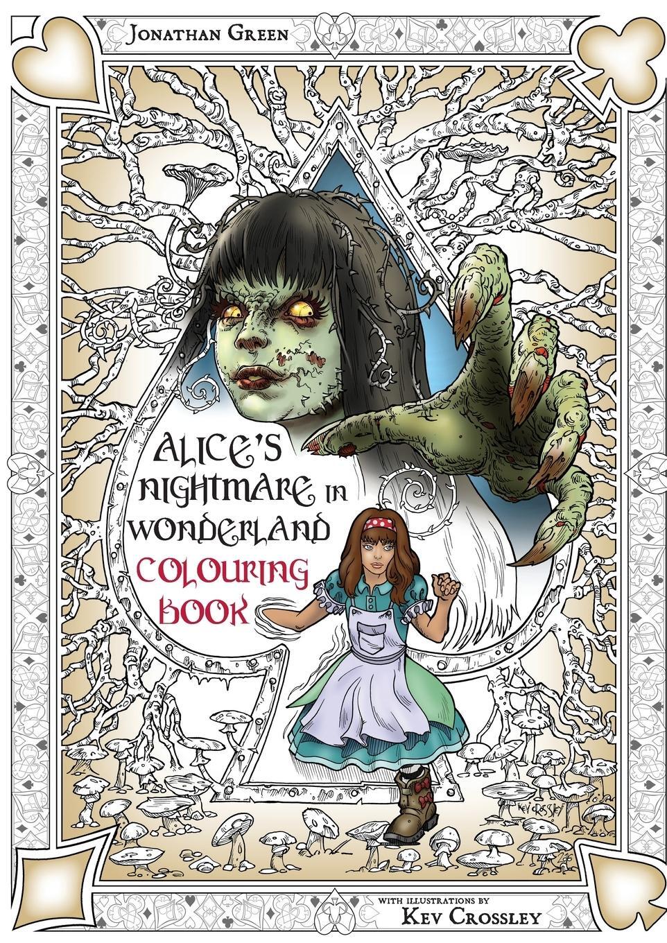 Cover: 9781909679924 | Alice's Nightmare in Wonderland Colouring Book Two | Jonathan Green