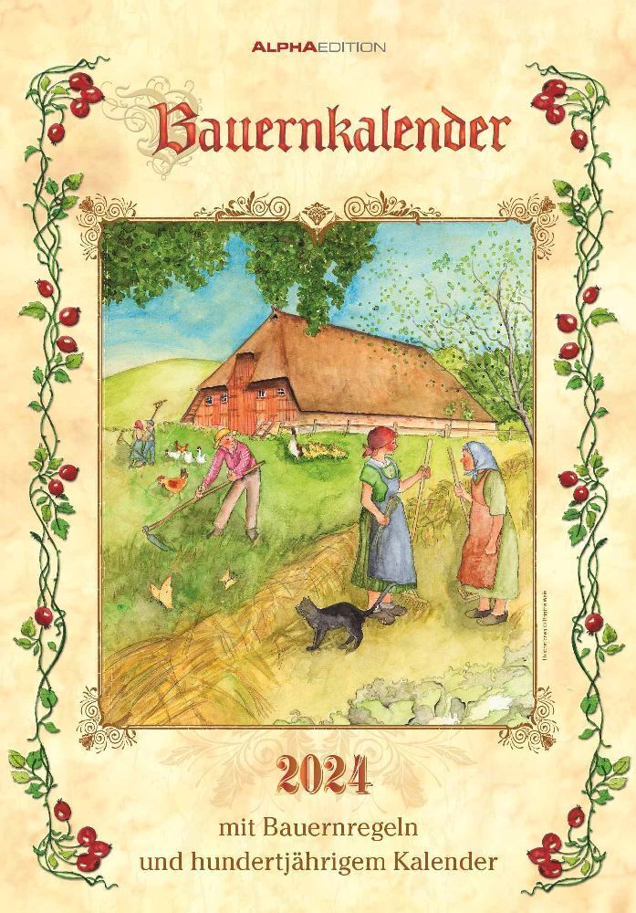 Cover: 4251732334826 | Bauernkalender 2024 - Bildkalender 23,7x34 cm - mit...
