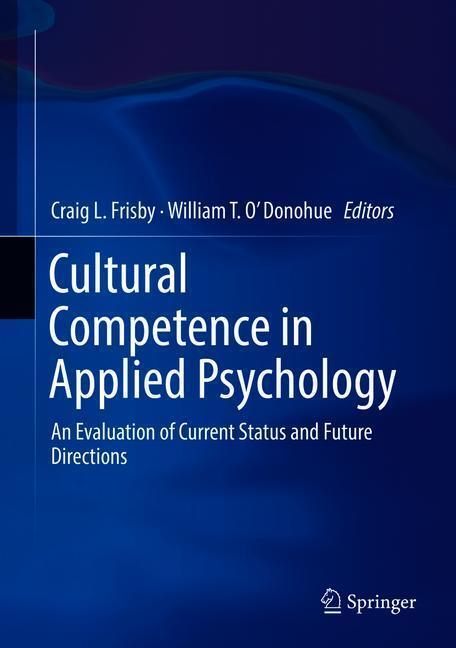 Cover: 9783319789958 | Cultural Competence in Applied Psychology | O'Donohue (u. a.) | Buch