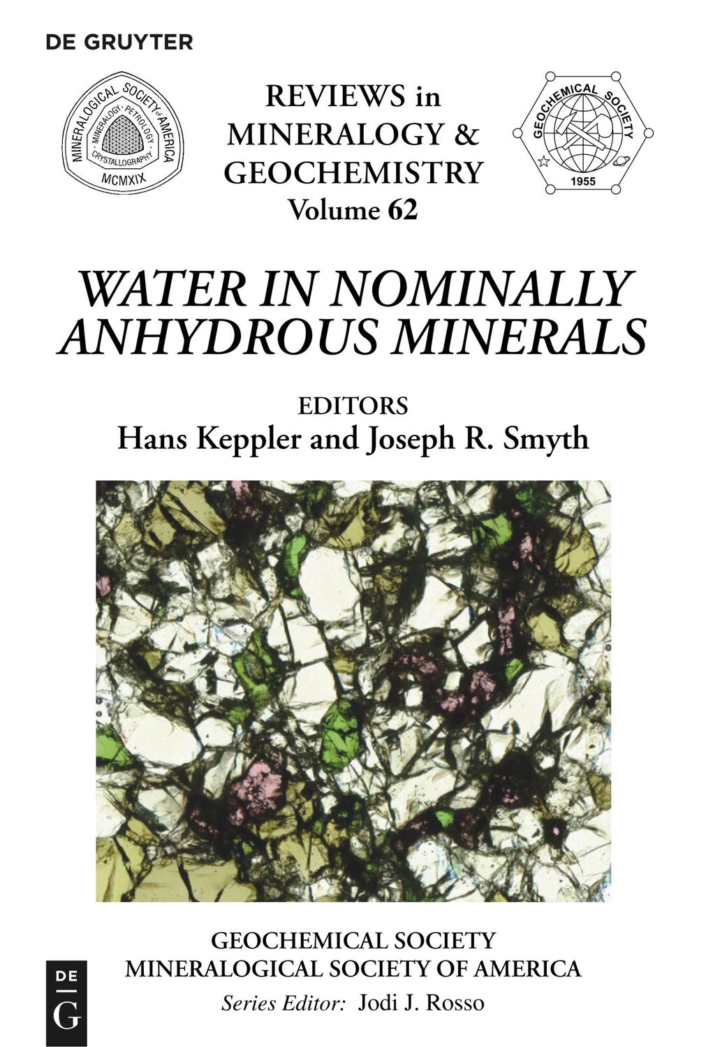 Cover: 9780939950744 | Water in Nominally Anhydrous Minerals | Joseph R. Smyth (u. a.) | Buch