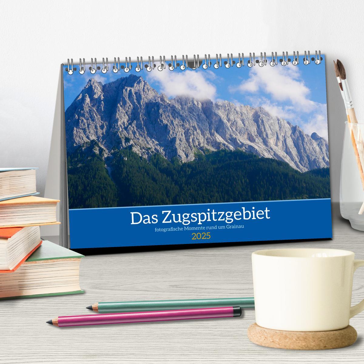 Bild: 9783435017140 | Das Zugspitzegebiet (Tischkalender 2025 DIN A5 quer), CALVENDO...