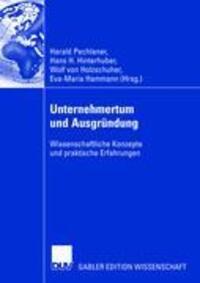 Cover: 9783835007093 | Unternehmertum und Ausgründung | Harald Pechlaner (u. a.) | Buch | xi