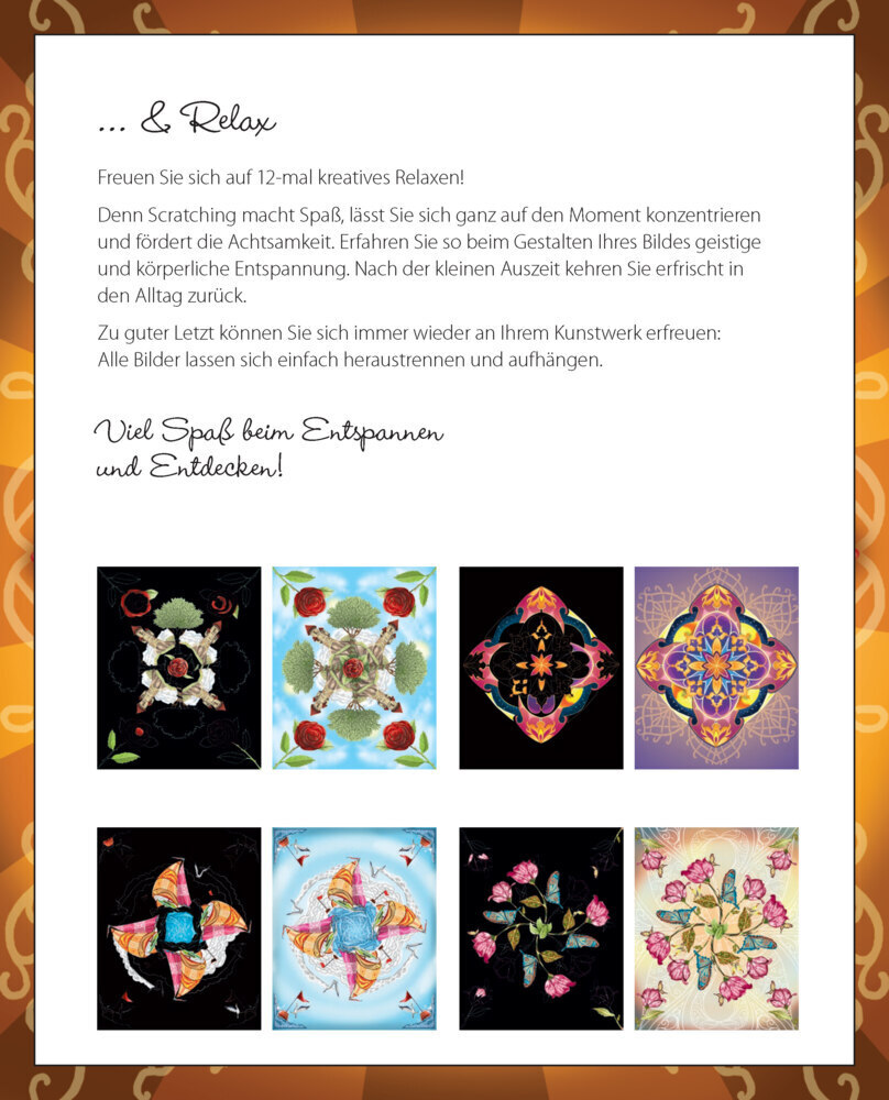 Bild: 9783625191742 | Mandala-Fantasien - Traumhafte Kratzbilder zum Entspannen | Buch