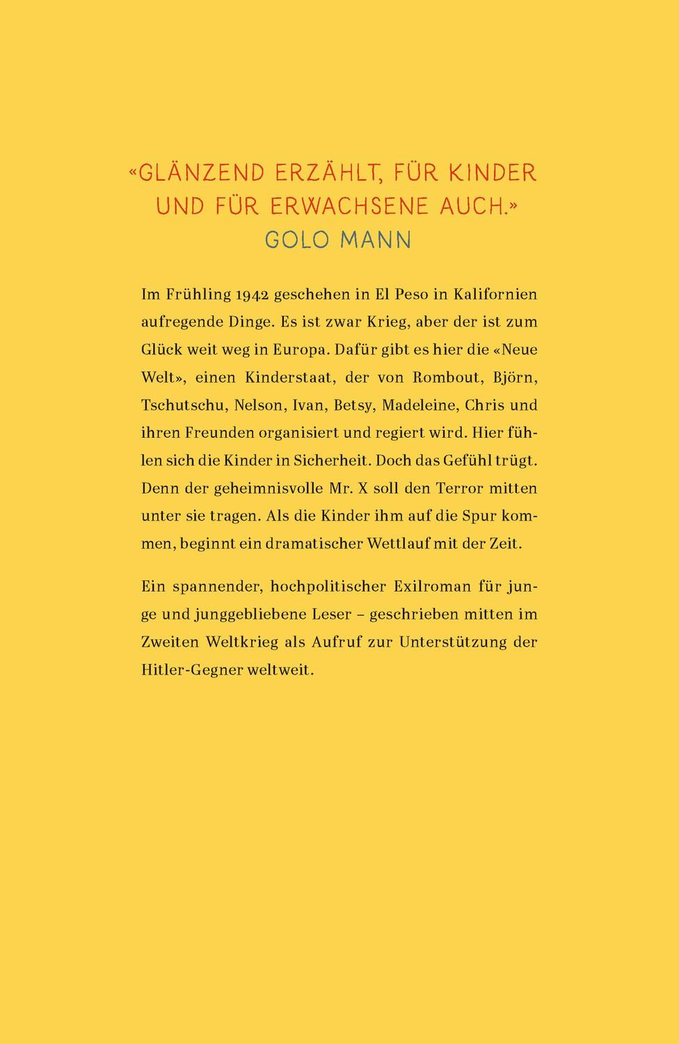Rückseite: 9783499218514 | Zehn jagen Mr. X | Erika Mann | Buch | Deutsch | 2019