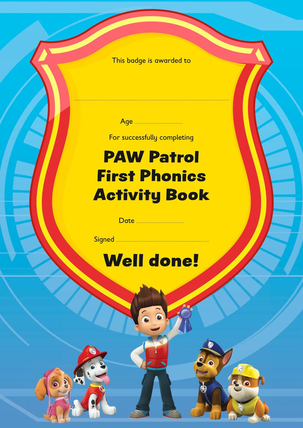 Bild: 9780008461515 | PAW Patrol First Phonics Activity Book | Get Set for School! | Buch