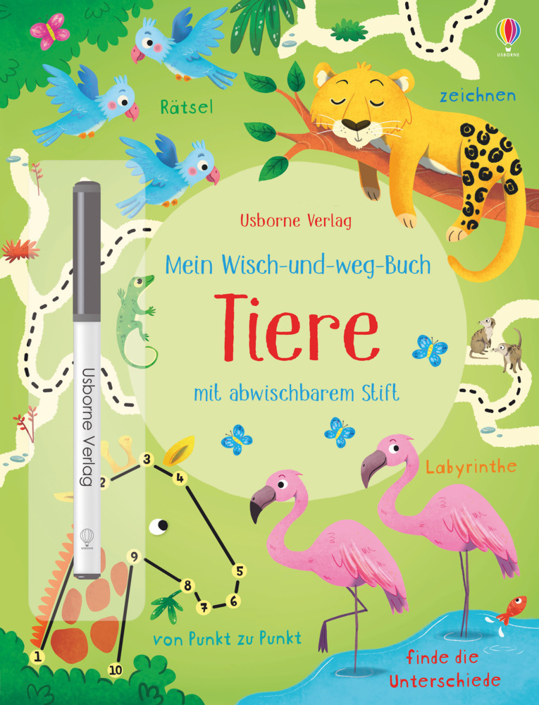 Cover: 9781789413632 | Mein Wisch-und-weg-Buch: Tiere | Kirsteen Robson | Taschenbuch | 24 S.