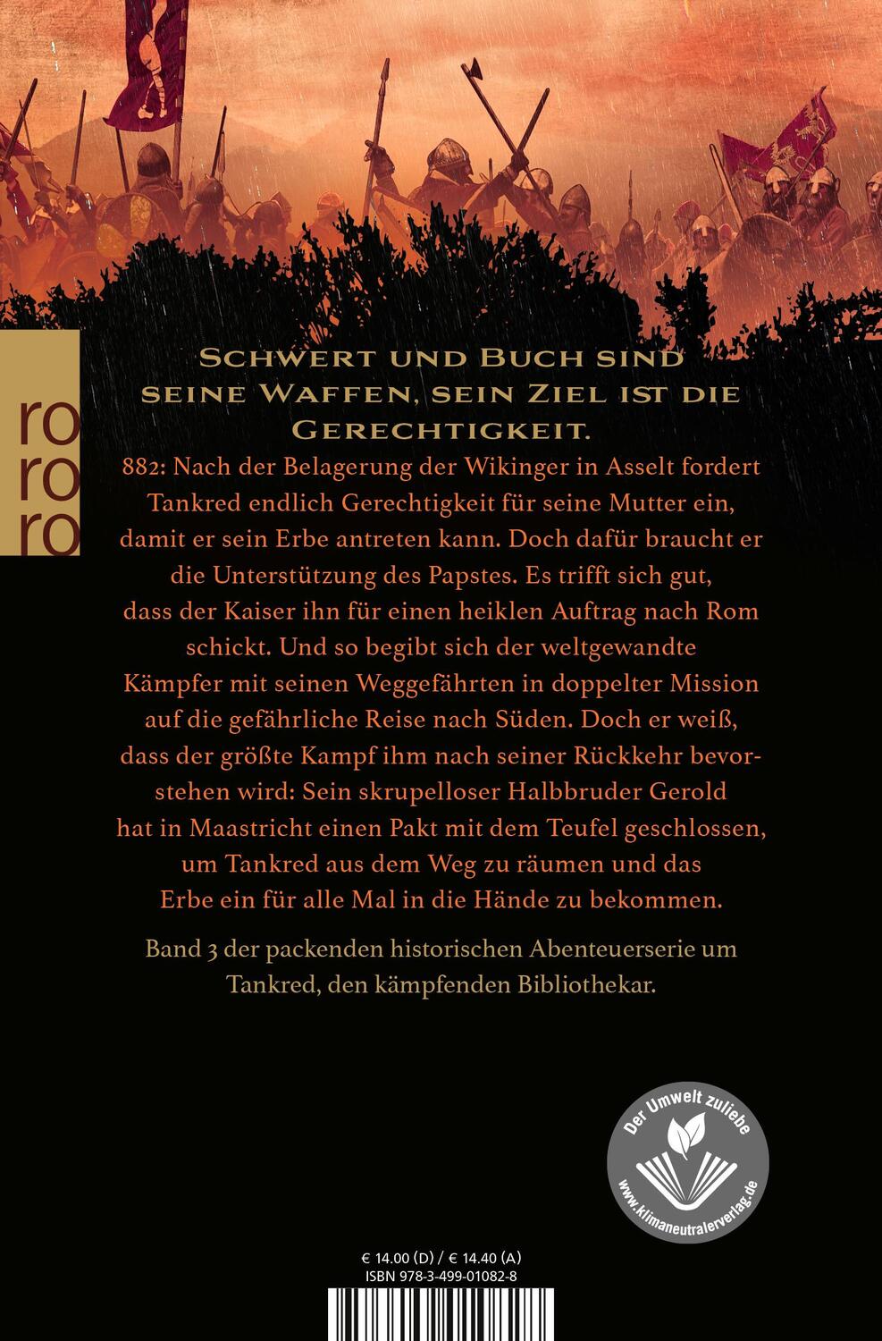 Rückseite: 9783499010828 | Tankred: Krone und Kelch | Michael Römling | Taschenbuch | 448 S.