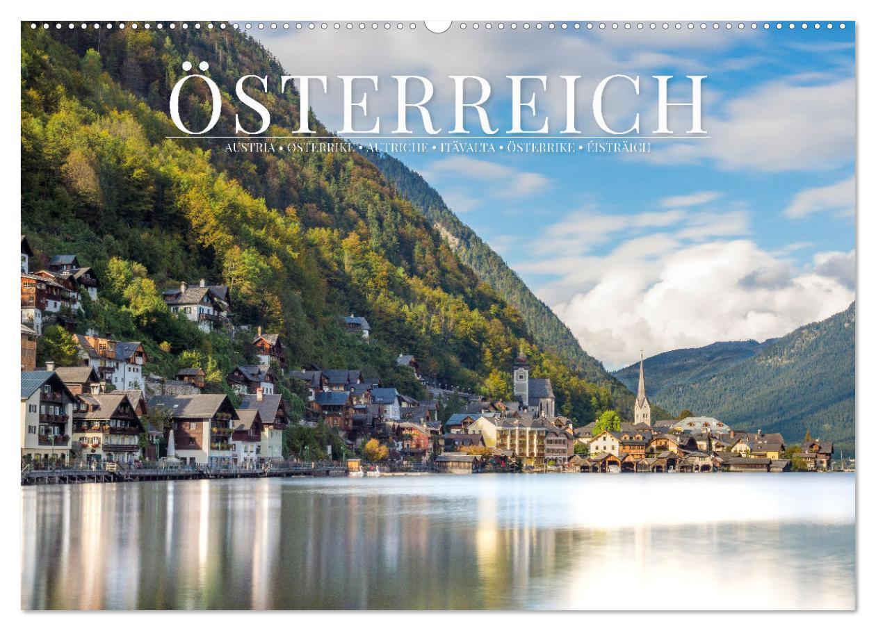 Cover: 9783435382040 | Alpenland Österreich (Wandkalender 2025 DIN A2 quer), CALVENDO...