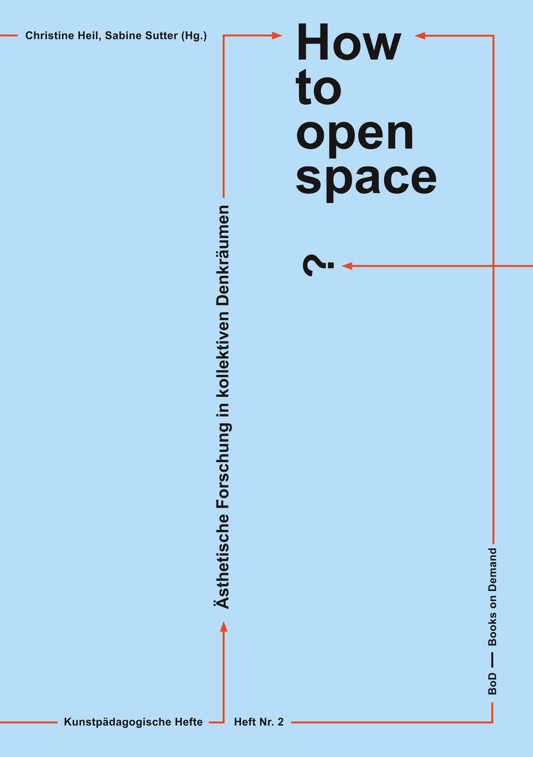 Cover: 9783750411753 | How to open space? | Ästhetische Forschung in kollektiven Denkräumen