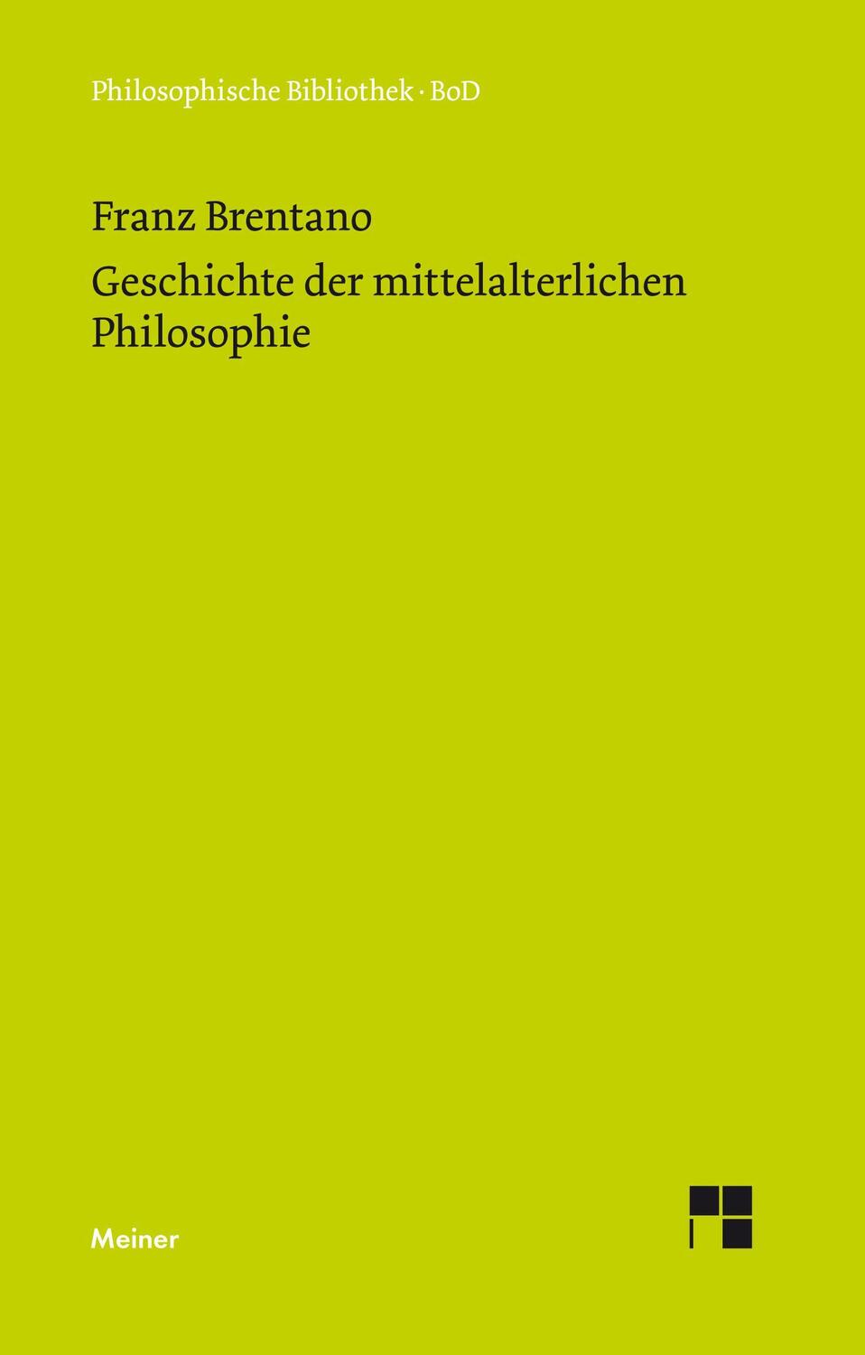 Cover: 9783787304998 | Geschichte der mittelalterlichen Philosophie im christlichen Abendland