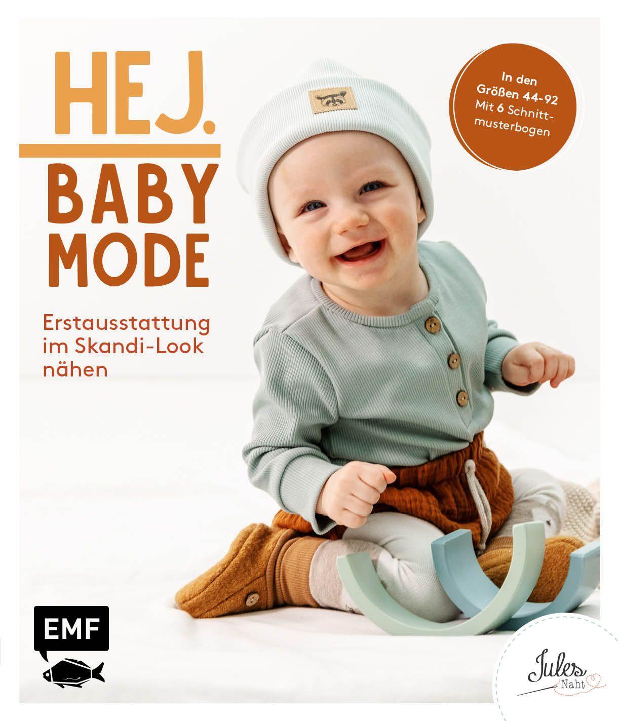 Cover: 9783745909470 | Hej. Babymode - Erstausstattung im Skandi-Look nähen | JULESNaht
