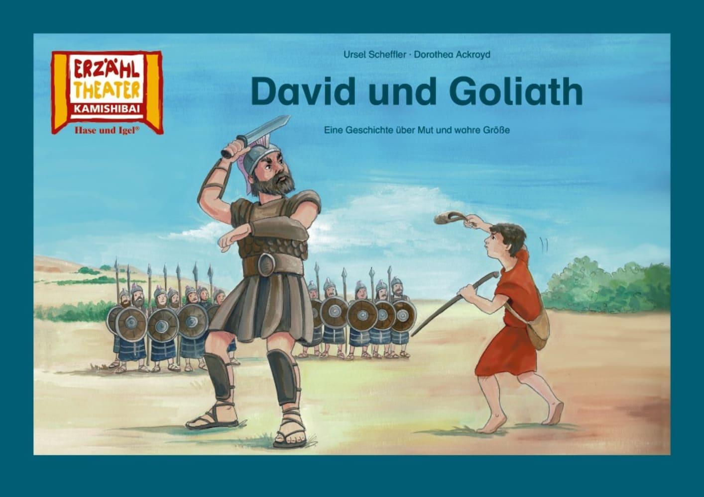 Cover: 4260505831127 | Kamishibai: David und Goliath | 5 Bildkarten für das Erzähltheater