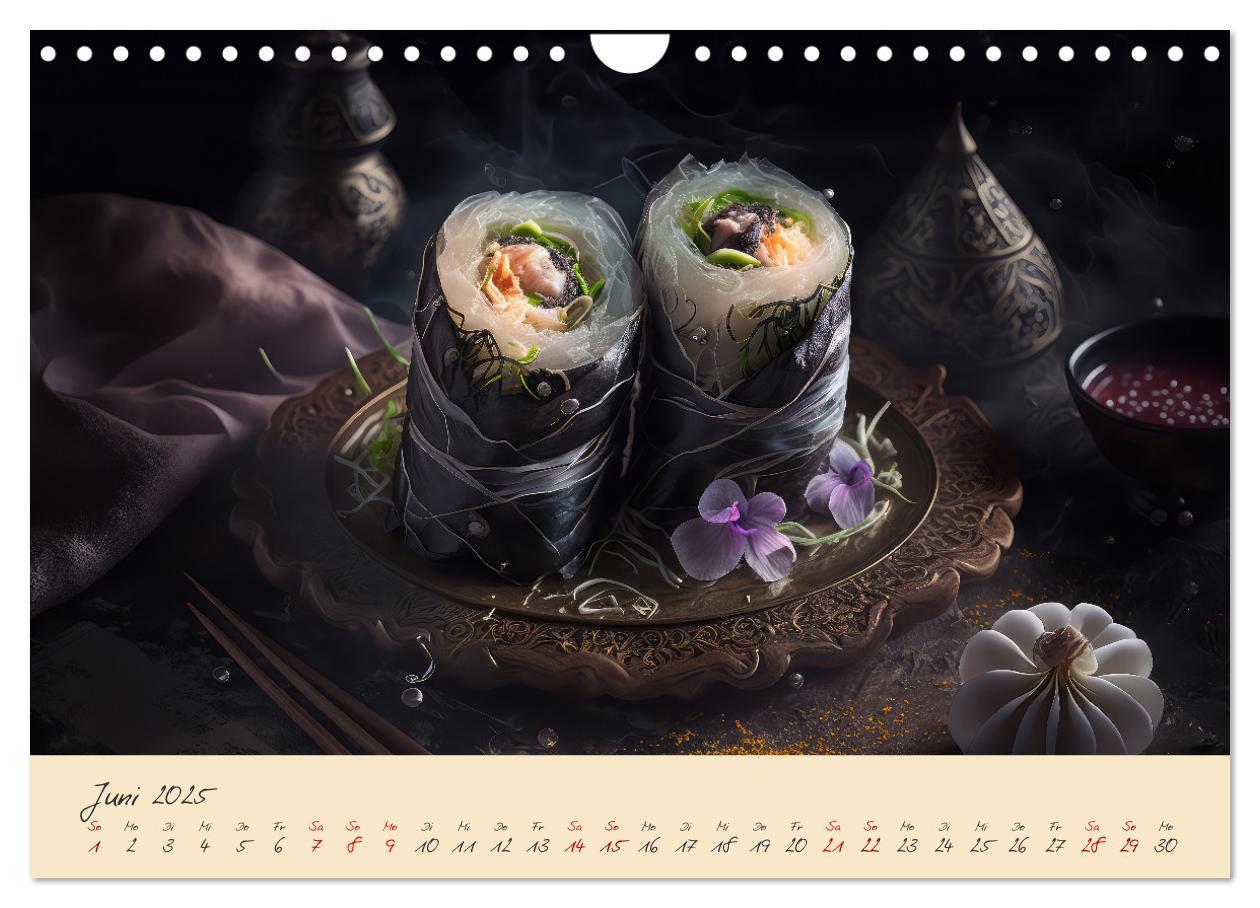 Bild: 9783383857607 | Gothic Food (Wandkalender 2025 DIN A4 quer), CALVENDO Monatskalender