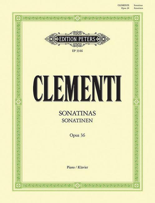 Cover: 9790577080840 | Sonatinen für Klavier op. 36 | Muzio Clementi | Broschüre | Buch