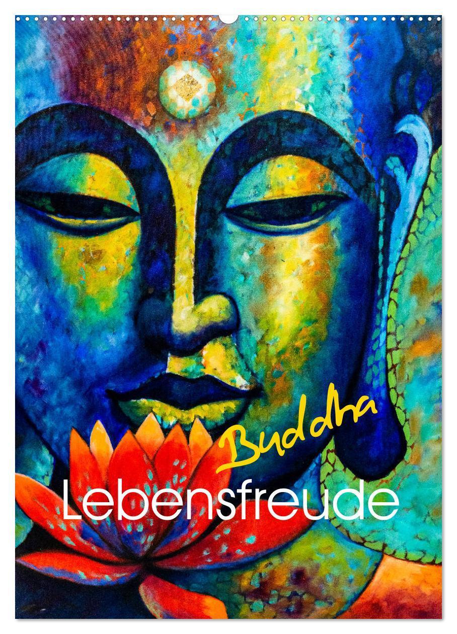 Cover: 9783675566279 | Lebensfreude Buddha (Wandkalender 2024 DIN A2 hoch), CALVENDO...
