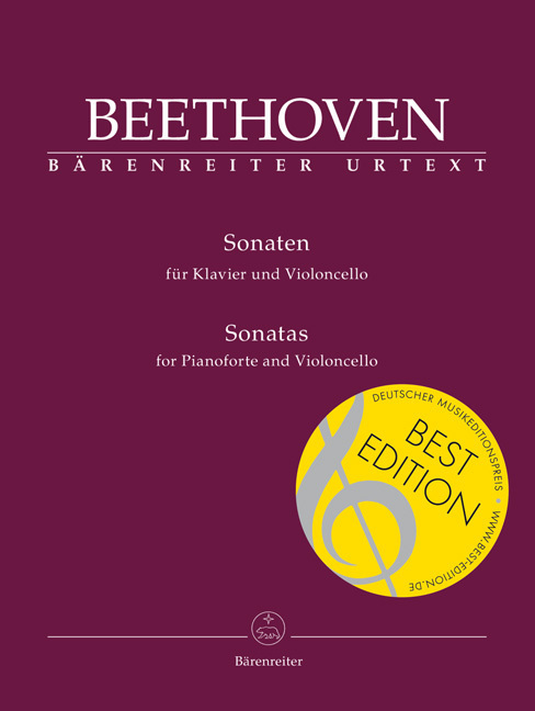 Cover: 9790006524228 | Sonaten für Klavier und Violoncello | 2 Bde, Bärenreiter Urtext | Buch