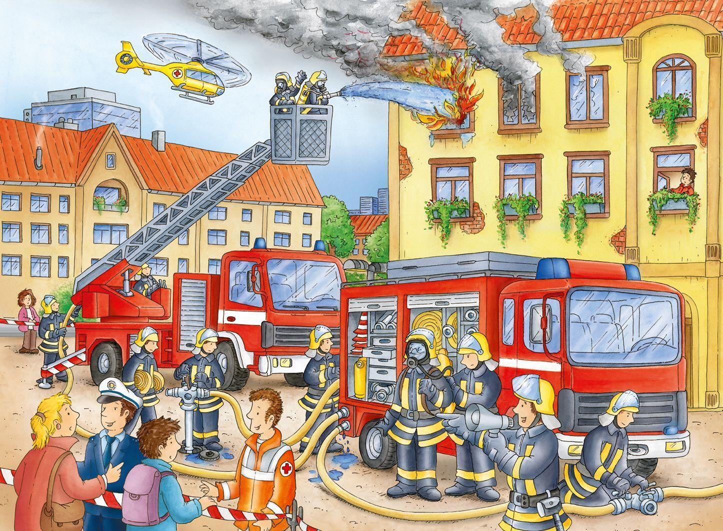Bild: 4005556108220 | Unsere Feuerwehr. Puzzle 100 Teile XXL | Spiel | Deutsch | 2010