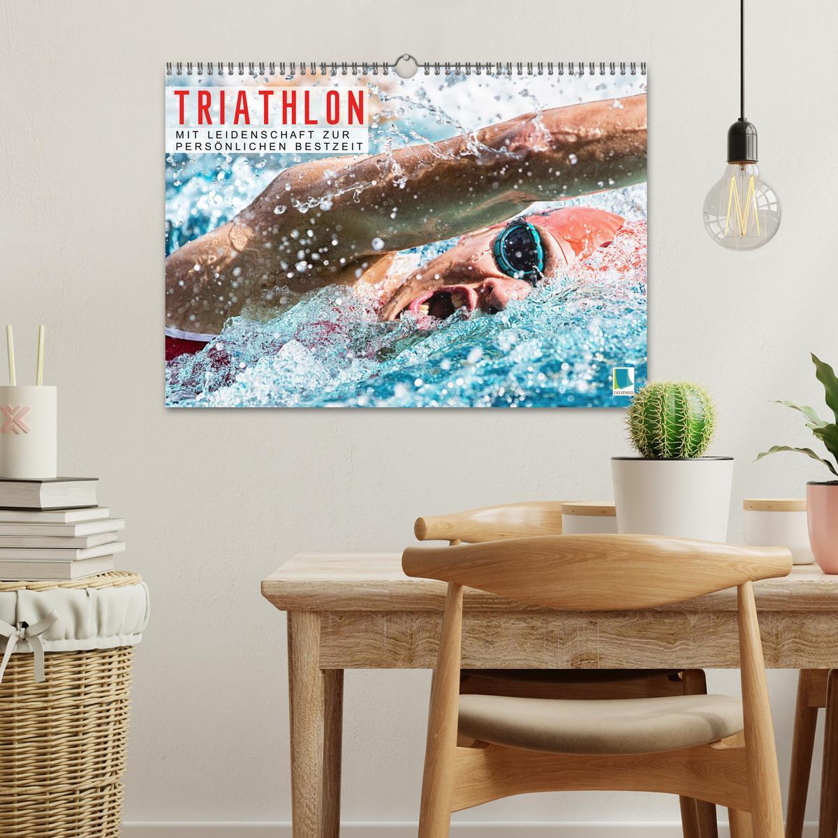 Bild: 9783383904462 | Triathlon: Mit Leidenschaft zur persönlichen Bestzeit (Wandkalender...