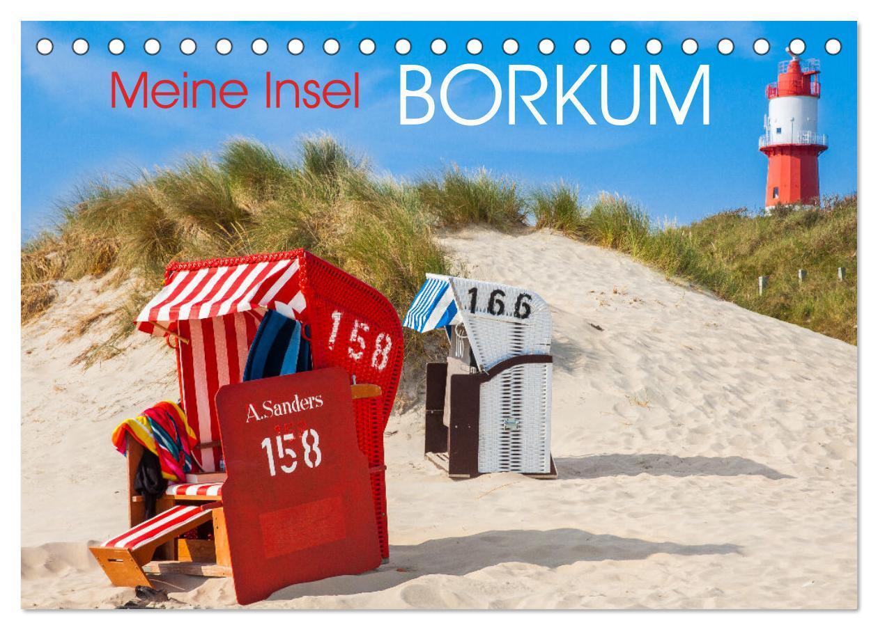 Cover: 9783675715073 | Meine Insel Borkum (Tischkalender 2024 DIN A5 quer), CALVENDO...