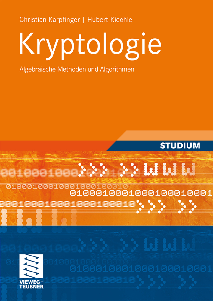 Cover: 9783834808844 | Kryptologie | Algebraische Methoden und Algorithmen | Taschenbuch | x