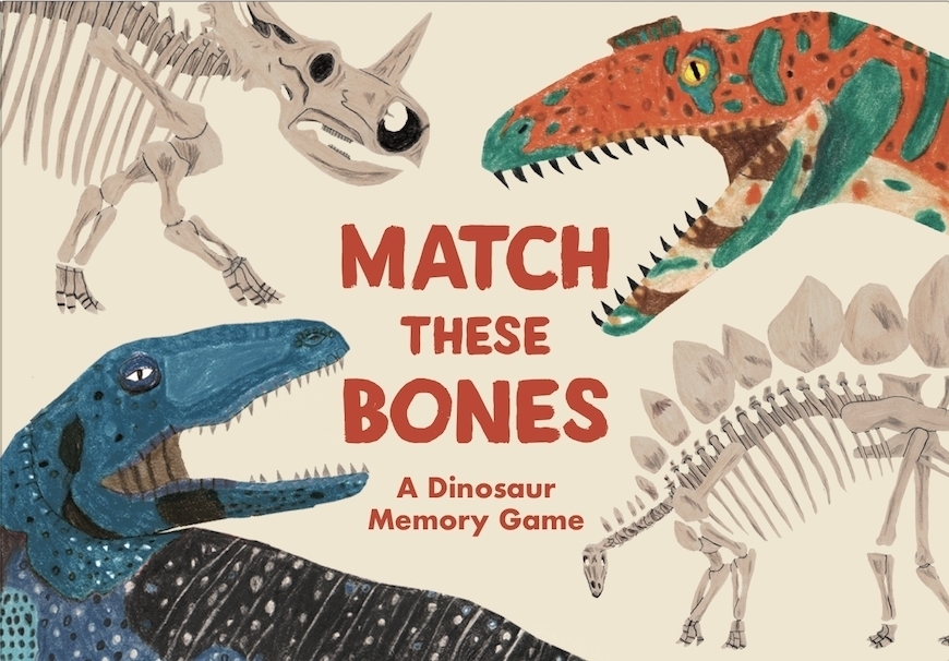 Cover: 9781786277190 | Match these Bones (Kinderspiele) | A Dinosaur Memory Game | Upchurch