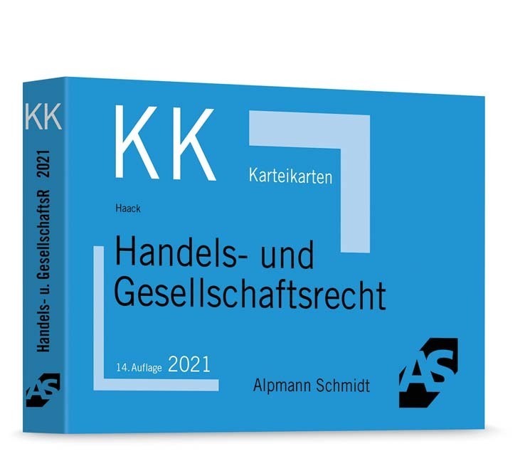 Cover: 9783867527828 | Karteikarten Handels- und Gesellschaftsrecht | Claudia Haack | Buch
