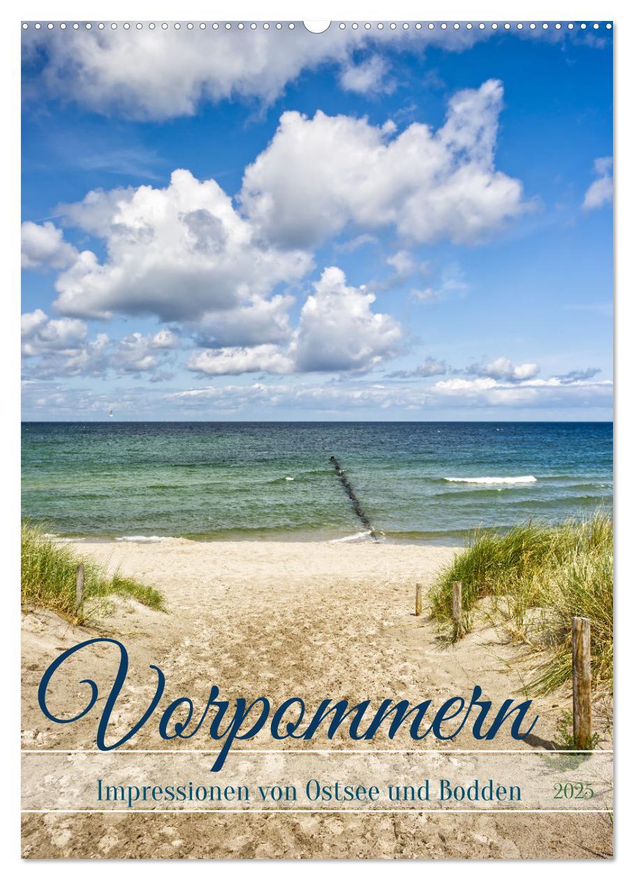 Cover: 9783435856787 | Vorpommern, Impressionen von Ostsee und Bodden (Wandkalender 2025...