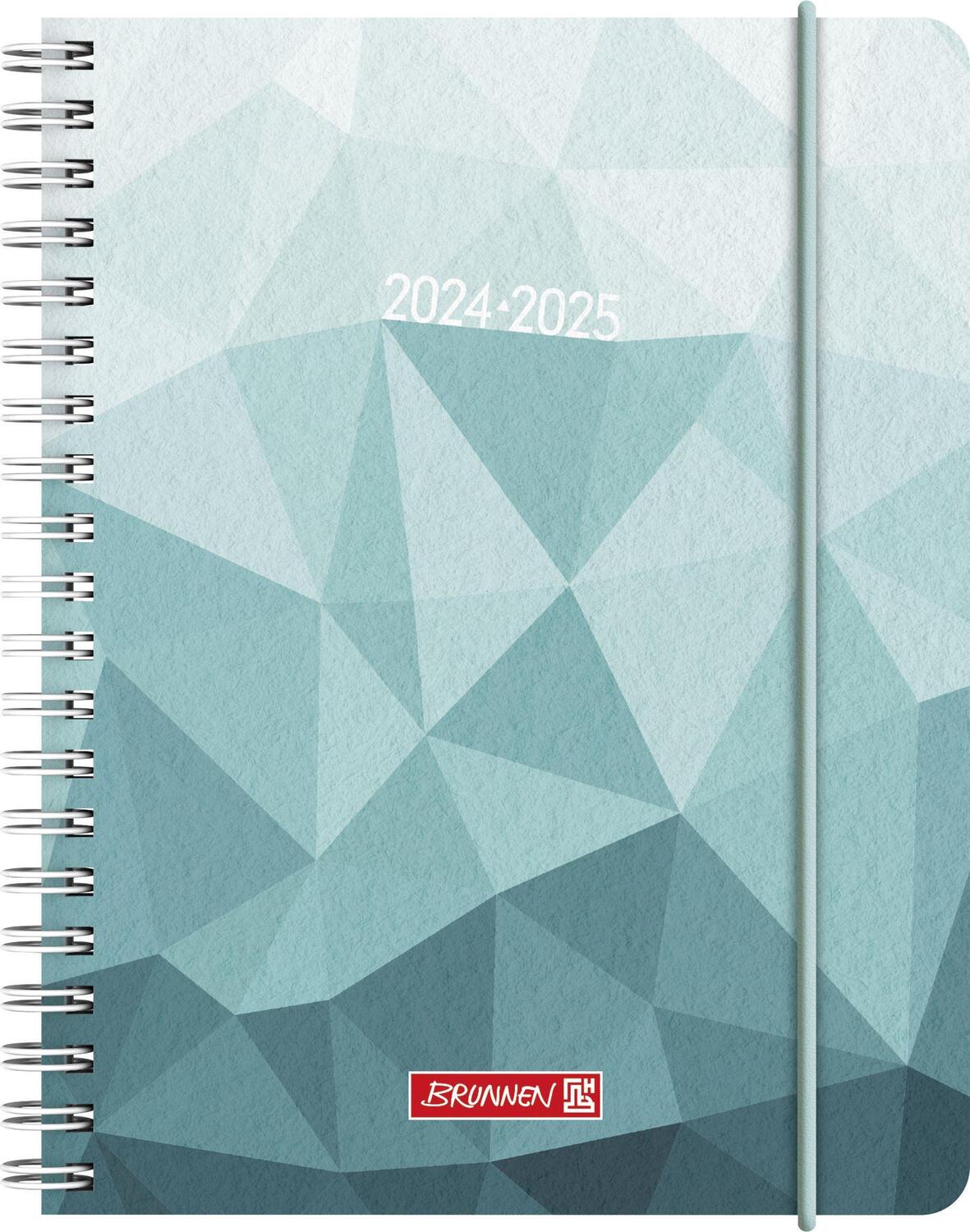Cover: 4061947119381 | Schülerkalender 2024/2025 "Ice Vector ", 2 Seiten = 1 Woche, A6,...