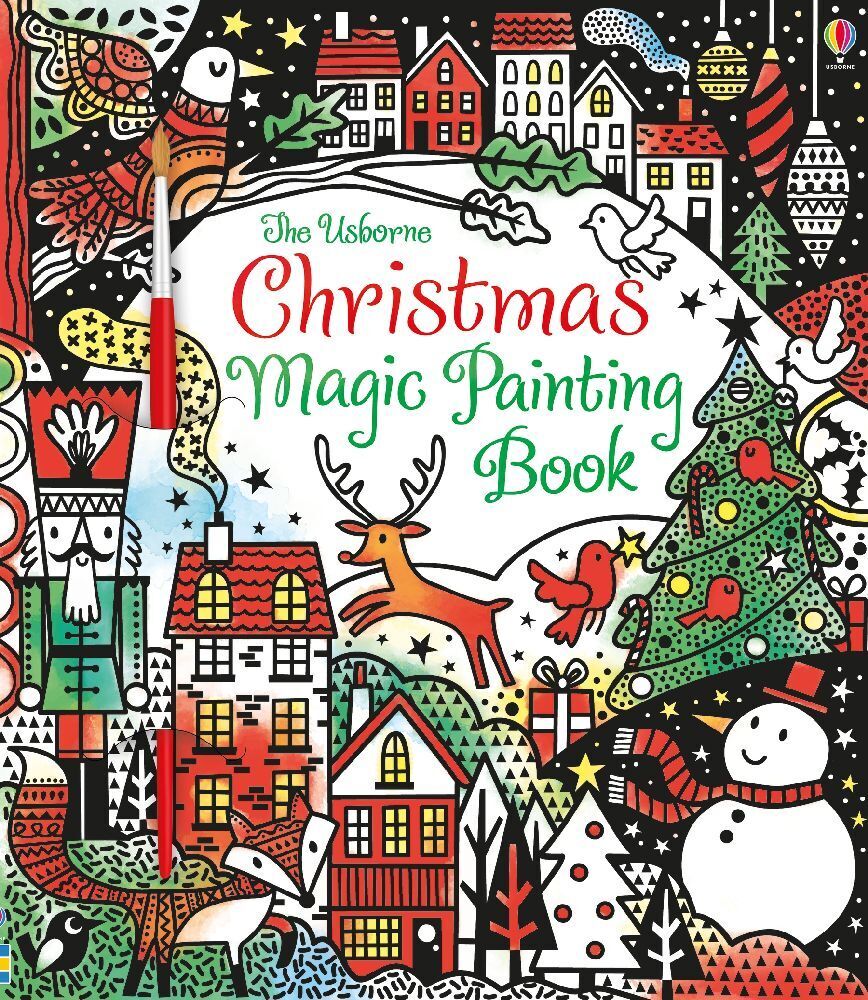 Cover: 9781409595403 | Christmas Magic Painting Book | With Special water brush | Fiona Watt