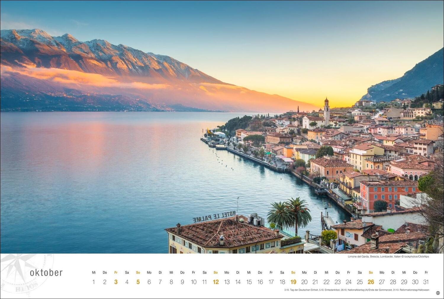 Bild: 9783756404896 | Gardasee Globetrotter Kalender 2025 - Von romantischen Buchten und...