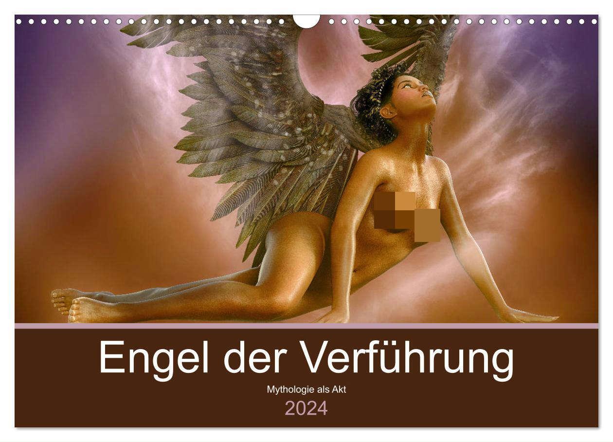 Cover: 9783675580299 | Engel der Verführung - Mythologie als Akt (Wandkalender 2024 DIN A3...
